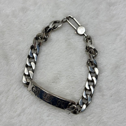 GUCCI Bracelet Bangle GHOST Silver 925 Men Accessory Authentic