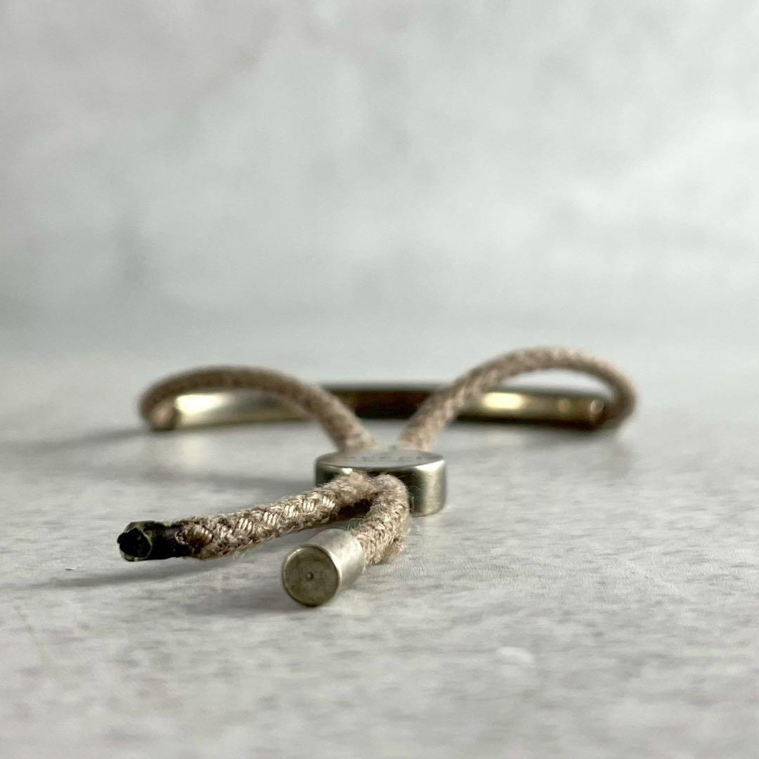 GUCCI Bracelet Bangle Interlocking GG Silver Ag925 Men Accessory Authentic