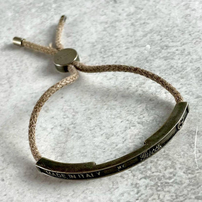 GUCCI Bracelet Bangle Interlocking GG Silver Ag925 Men Accessory Authentic