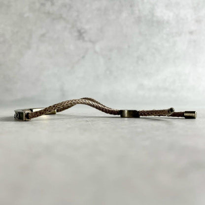 GUCCI Bracelet Bangle Interlocking GG Silver Ag925 Men Accessory Authentic