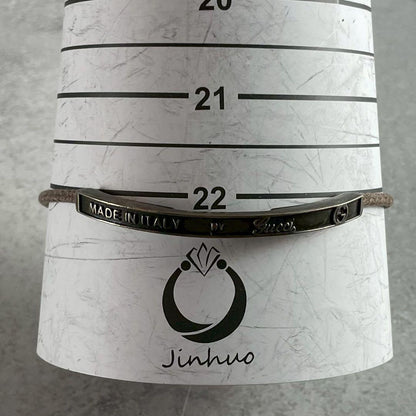 GUCCI Bracelet Bangle Interlocking GG Silver Ag925 Men Accessory Authentic