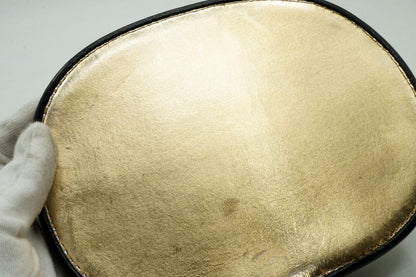 Saint Laurent Mini Shoulder Bag Purse YSL Cassandra Leather Gold Authentic