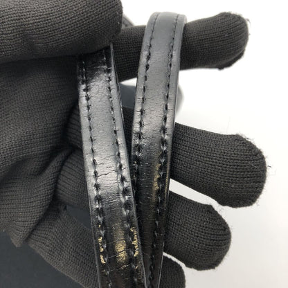 Saint Laurent Hand Bag Tote Purse Nylon Canvas Black Authentic