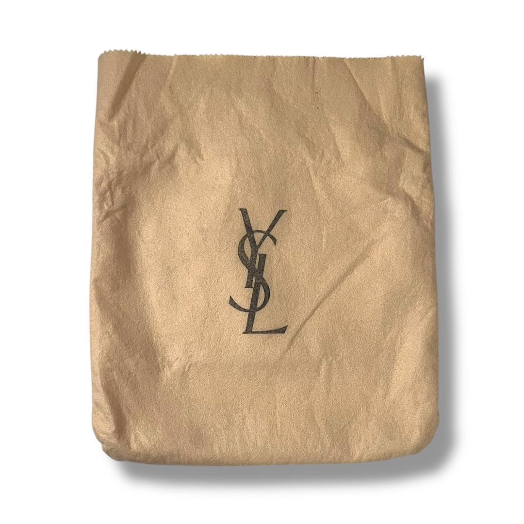 Saint Laurent Shoulder Bag Purse 3way YSL Cassandra Leather Black Authentic