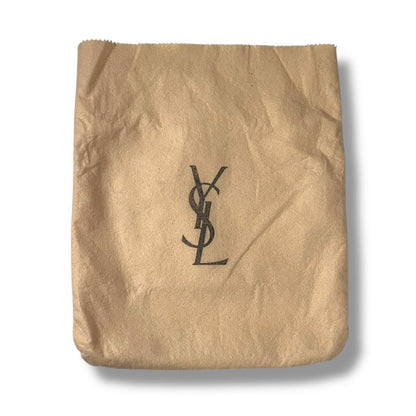 Saint Laurent Shoulder Bag Purse 3way YSL Cassandra Leather Black Authentic