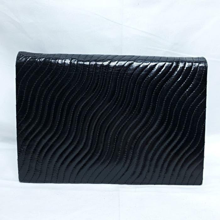 Saint Laurent Clutch Bag Second Bag Black Authentic