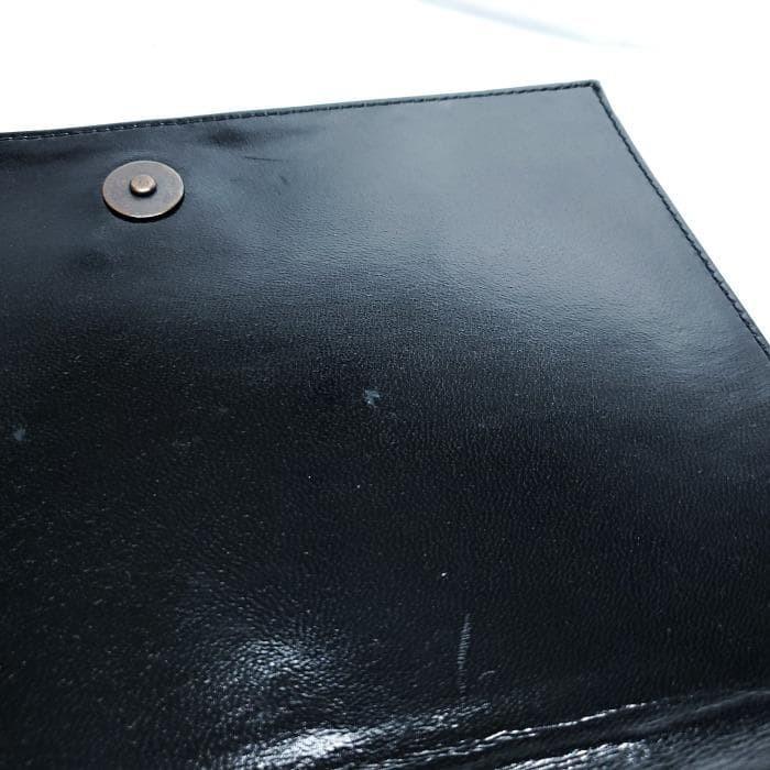 Saint Laurent Clutch Bag Second Bag Black Authentic