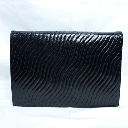 Saint Laurent Clutch Bag Second Bag Black Authentic