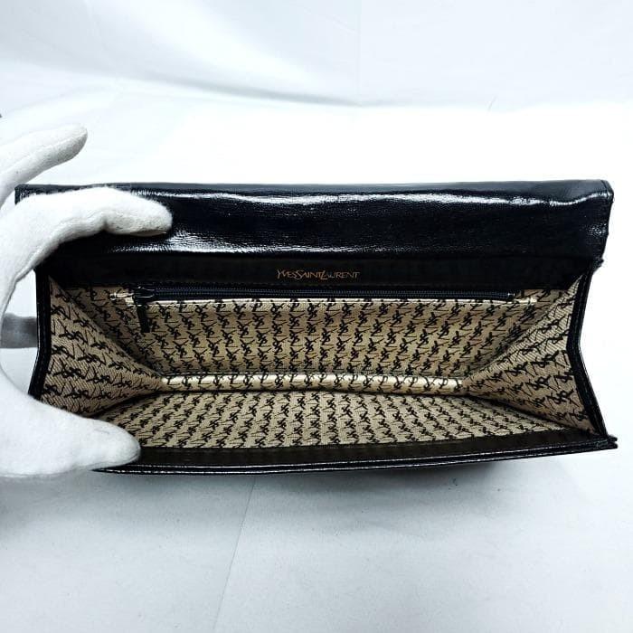 Saint Laurent Clutch Bag Second Bag Black Authentic