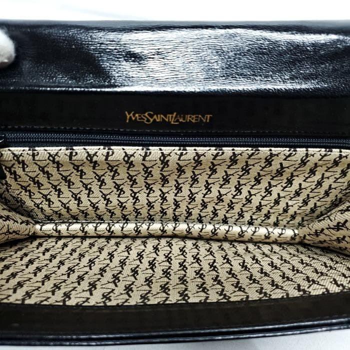 Saint Laurent Clutch Bag Second Bag Black Authentic