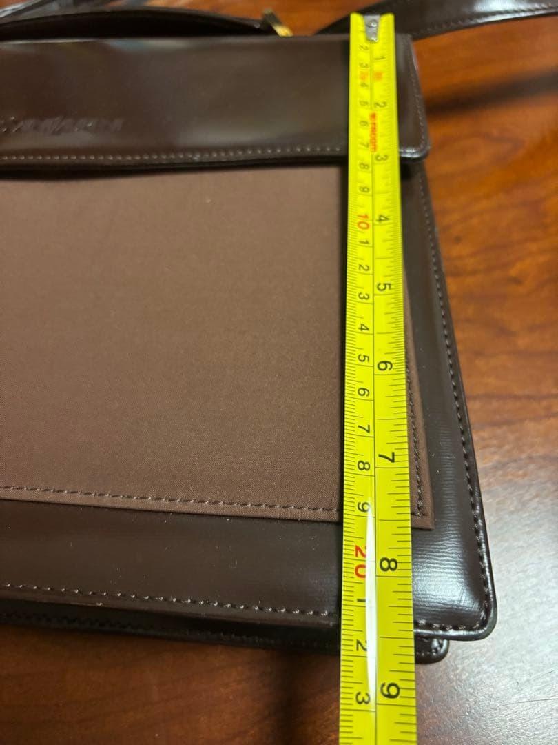 Saint Laurent Shoulder Bag Purse Logo Leather Brown Authentic