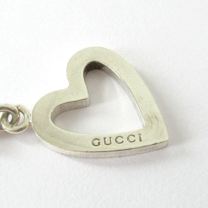 GUCCI Necklace Pendant ball chain Heart Silver 925 Women Accessory Authentic