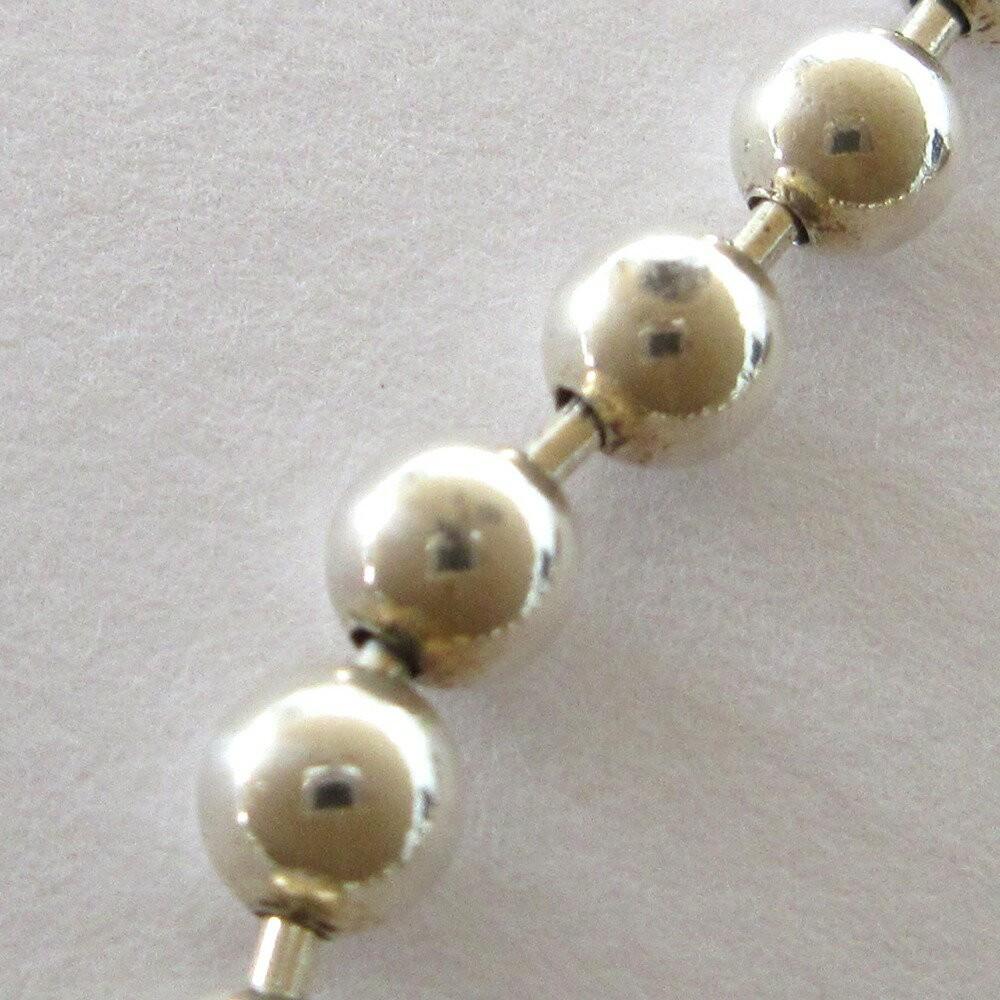 GUCCI Necklace Pendant ball chain Heart Silver 925 Women Accessory Authentic