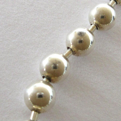 GUCCI Necklace Pendant ball chain Heart Silver 925 Women Accessory Authentic