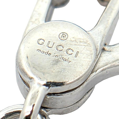 GUCCI Necklace Pendant Knot Heart Silver 925 Women Accessory Authentic