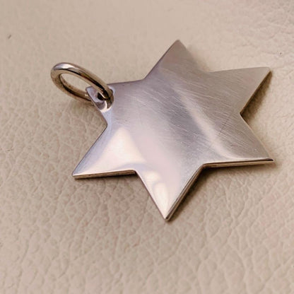 GUCCI Necklace Pendant Star Silver 925 Women Accessory Authentic