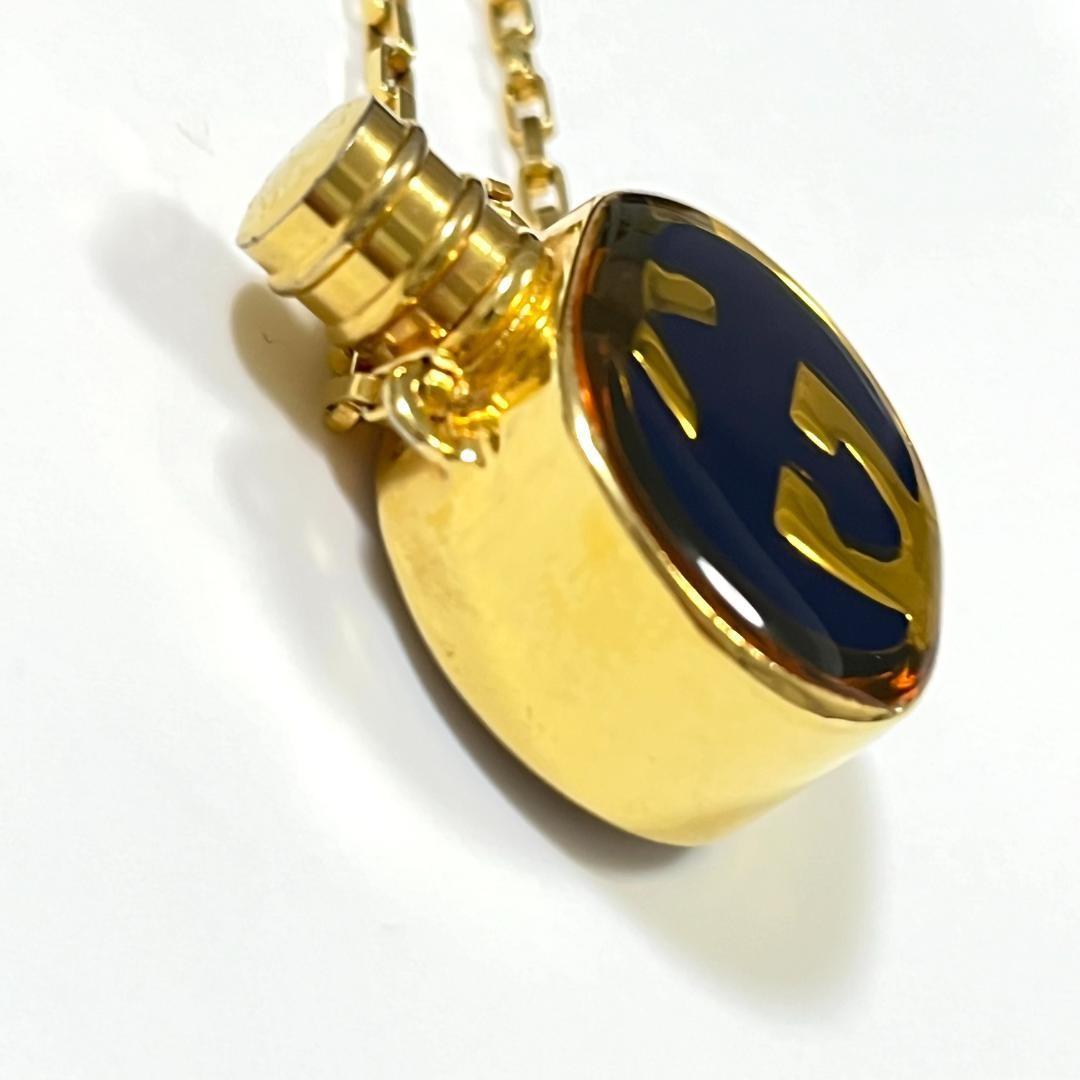 GUCCI Necklace Pendant Interlocking G Perfume bottle Women Accessory Authentic