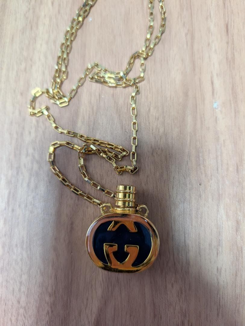 GUCCI Necklace Pendant Perfume Bottle Women Accessory Authentic