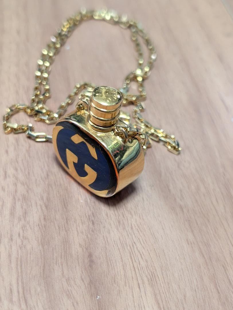 GUCCI Necklace Pendant Perfume Bottle Women Accessory Authentic