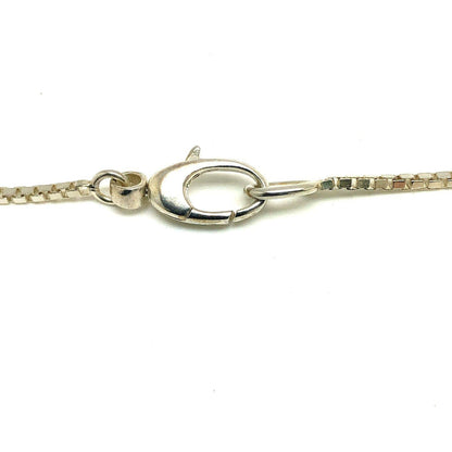 GUCCI Necklace Pendant Bamboo Heart Silver 925 Women Accessory Authentic