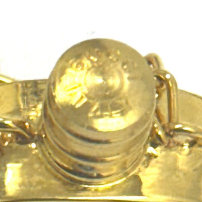 GUCCI Necklace Pendant Old Perfume Bottle Gold Women Accessory Authentic