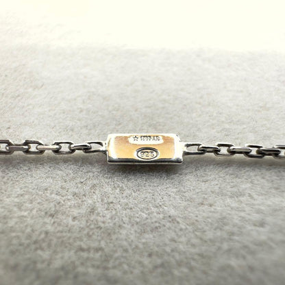 GUCCI Necklace Pendant Blue Topaz Silver 925 Women Accessory Authentic