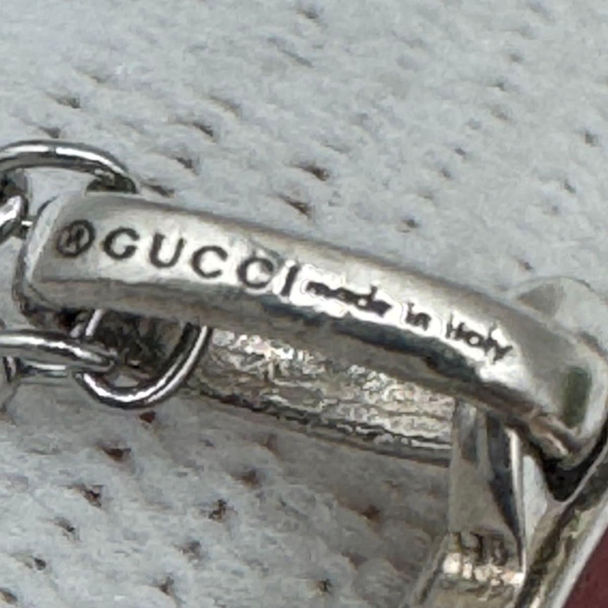 GUCCI Necklace Pendant Ghost Round Silver Ag925 Men Accessory Authentic