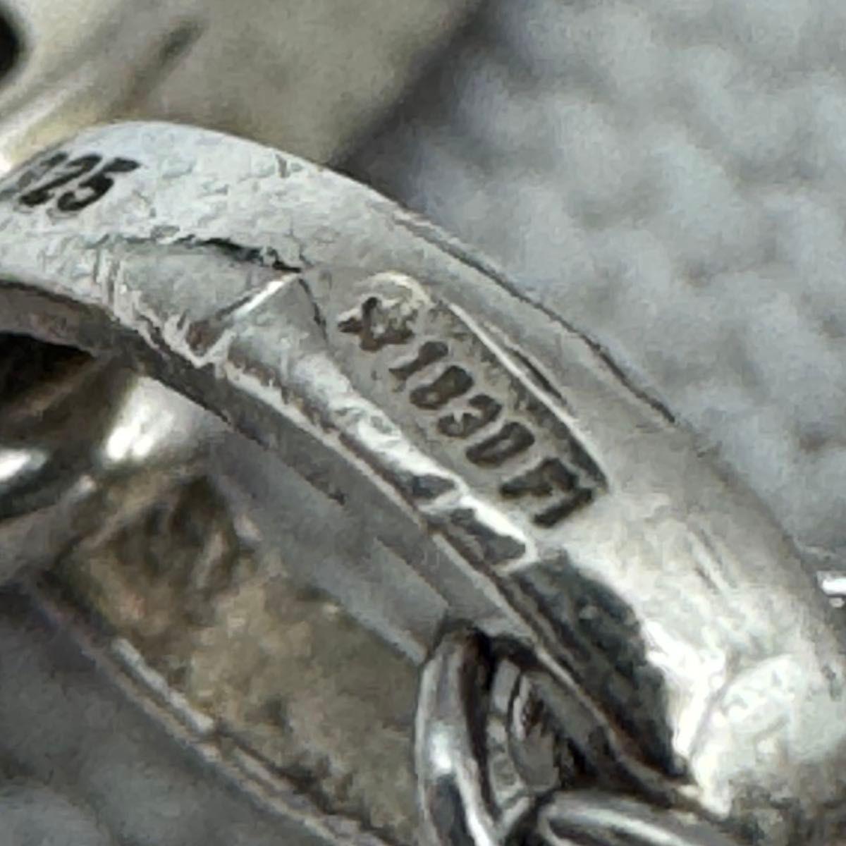 GUCCI Necklace Pendant Ghost Round Silver Ag925 Men Accessory Authentic