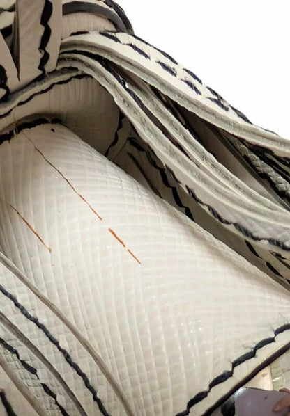 PRADA Key Ring Keychain Bag Charm Doll Robot White Silver Authentic