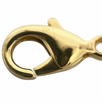 PRADA Key Ring Keychain Bag Charm Poodle Bunny Gold Authentic