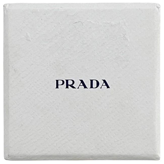 PRADA Key Ring Keychain Bag Charm Poodle Bunny Gold Authentic