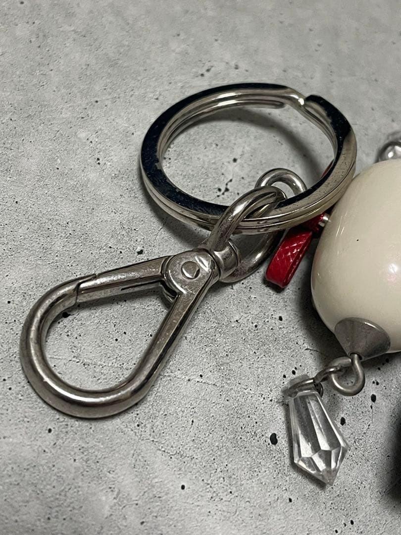 PRADA Key Ring Keychain Bag Charm Robot Multicolor Authentic