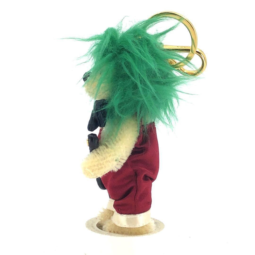 PRADA Key Ring Keychain Bag Charm Bear Multicolor Authentic