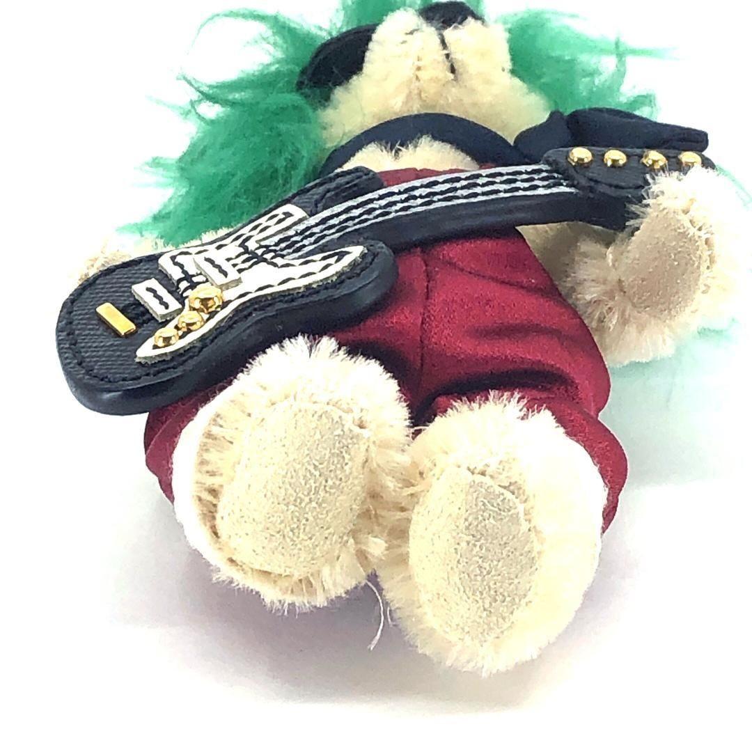 PRADA Key Ring Keychain Bag Charm Bear Multicolor Authentic