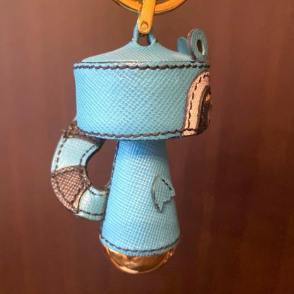 PRADA ROCCO Key Ring Keychain Bag Charm Multicolor Authentic