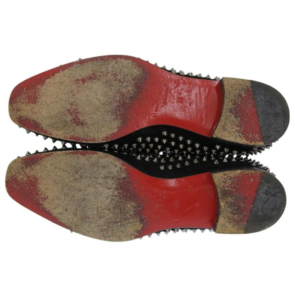 Christian Louboutin Slip-ons Shoes Sneakers Studs EU 43 US 10 Black Authentic