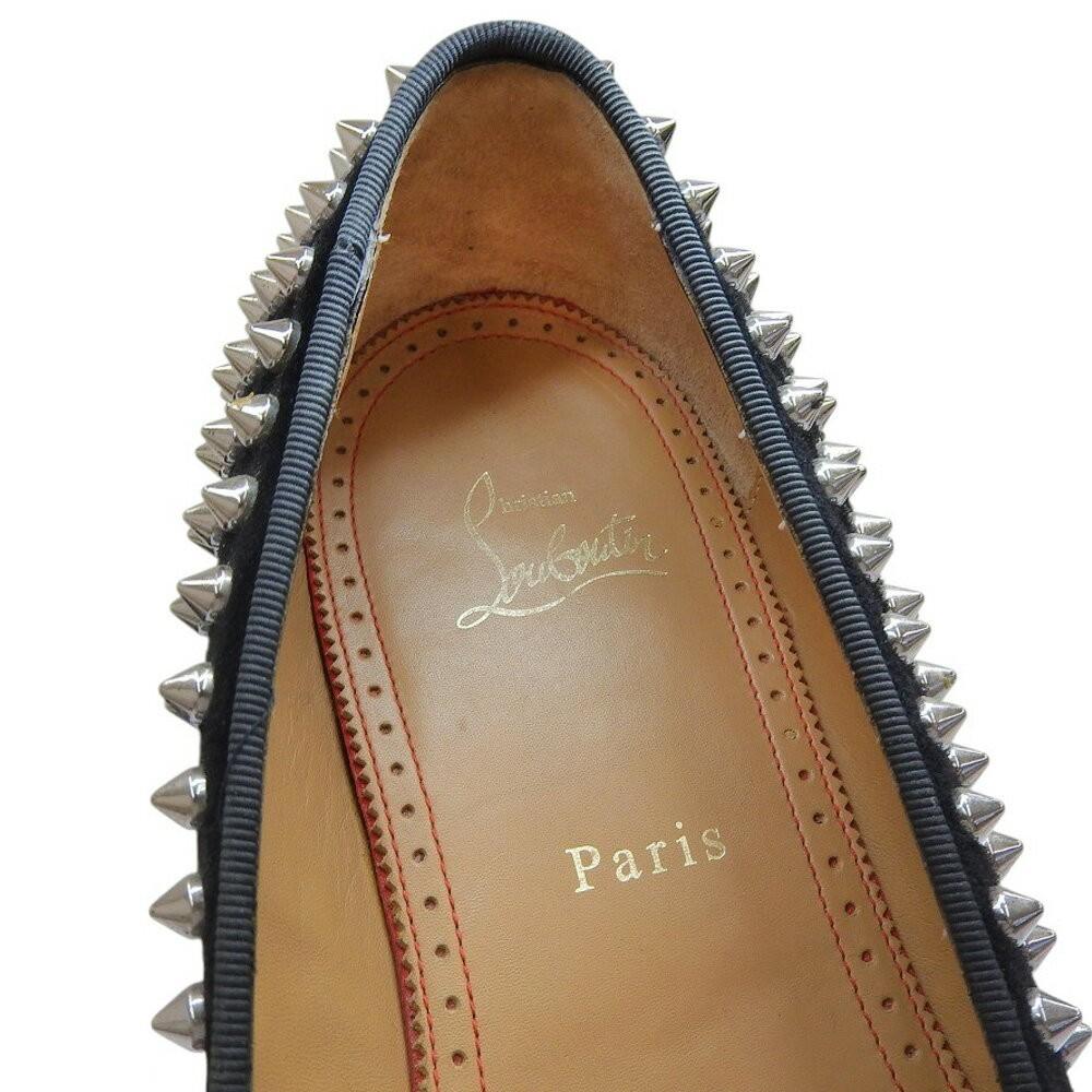 Christian Louboutin Slip-ons Shoes Sneakers Studs EU 43 US 10 Black Authentic
