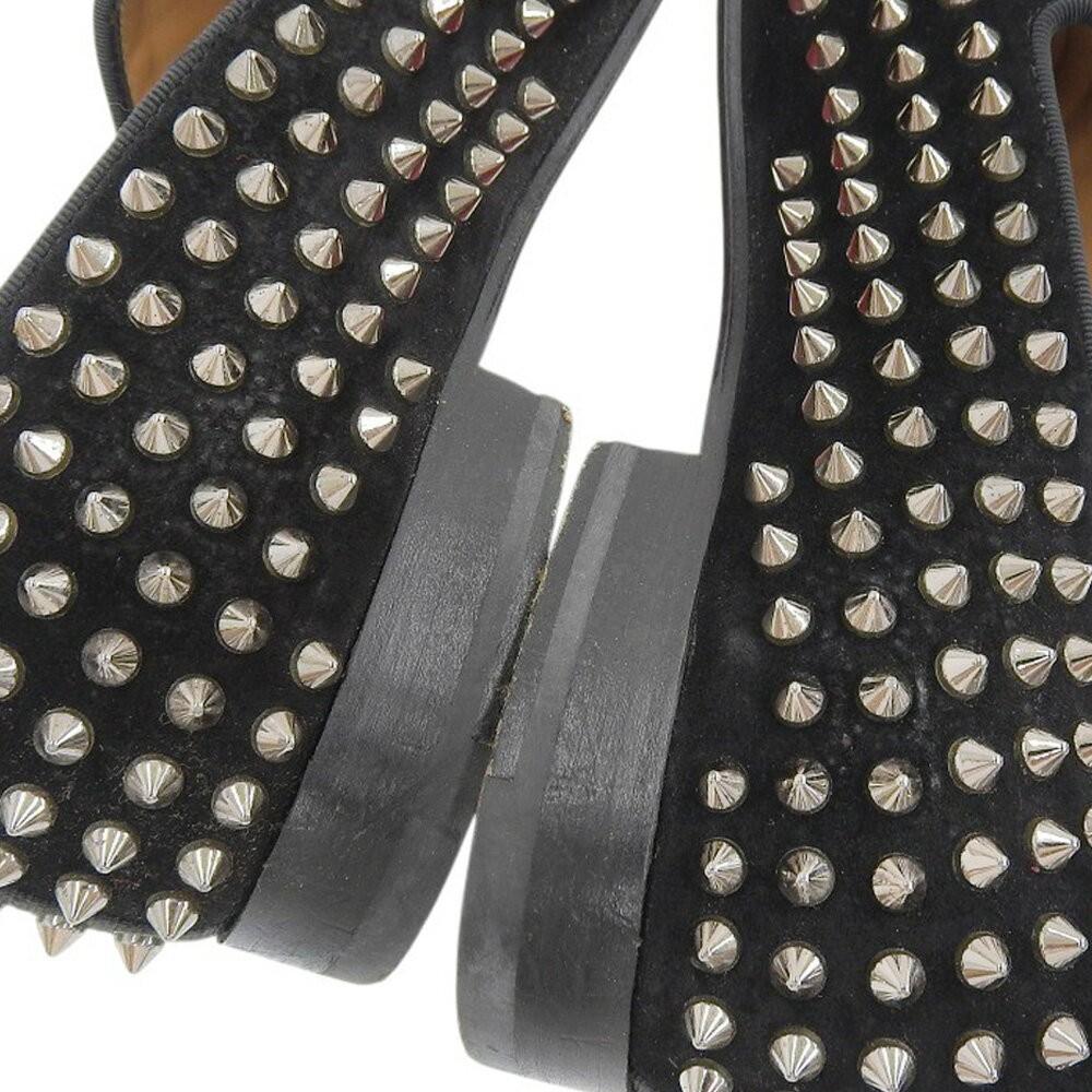 Christian Louboutin Slip-ons Shoes Sneakers Studs EU 43 US 10 Black Authentic