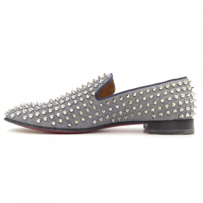 Christian Louboutin Slip-ons Shoes Studs EU 41.5 US 8.5 Silver Authentic