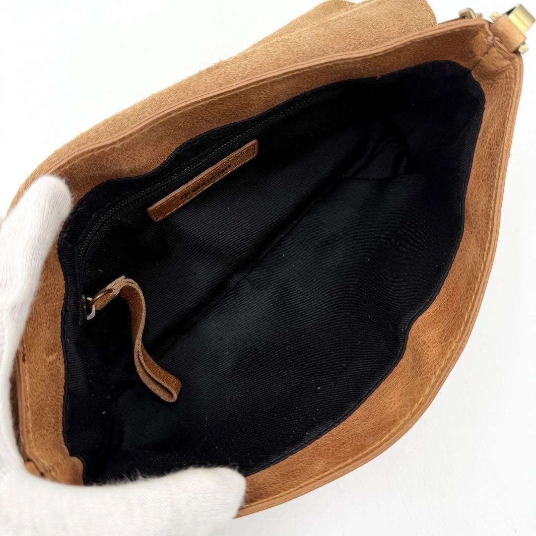 MULBERRY Hand Shoulder Bag Tote Purse 2way Turn Lock Leather Brown Authentic