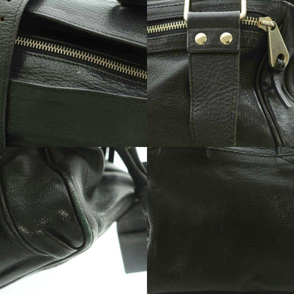 MULBERRY Hand Bag Tote Purse Leather Black Authentic
