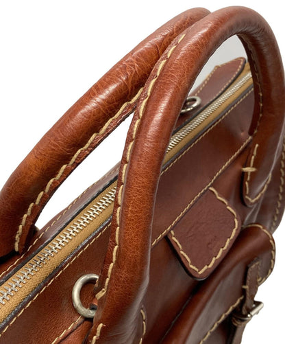 Chloe Hand Shoulder Bag Tote Purse 2way Brown Authentic