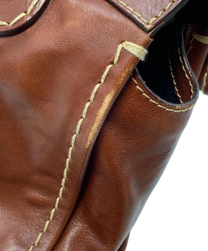 Chloe Hand Shoulder Bag Tote Purse 2way Brown Authentic