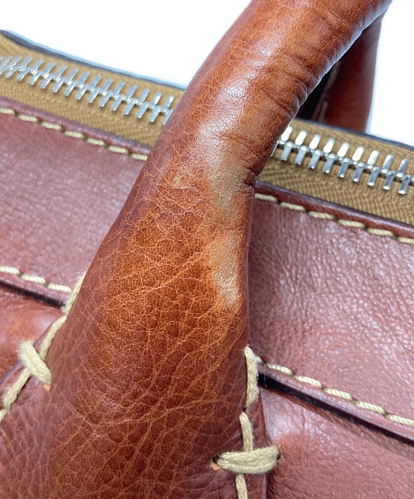 Chloe Hand Shoulder Bag Tote Purse 2way Brown Authentic