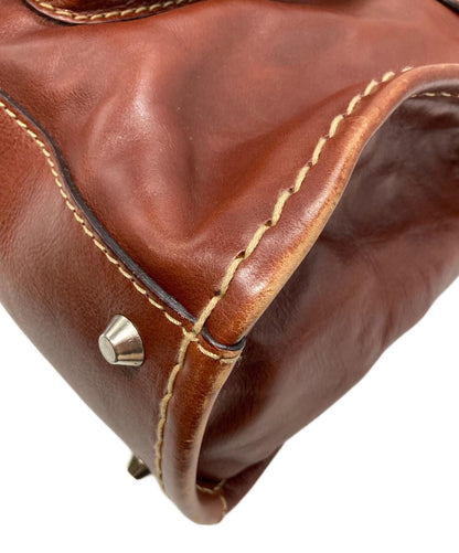 Chloe Hand Shoulder Bag Tote Purse 2way Brown Authentic