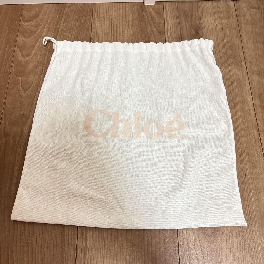 Chloe Shoulder Bag Purse Chain DREW Leather Black Authentic