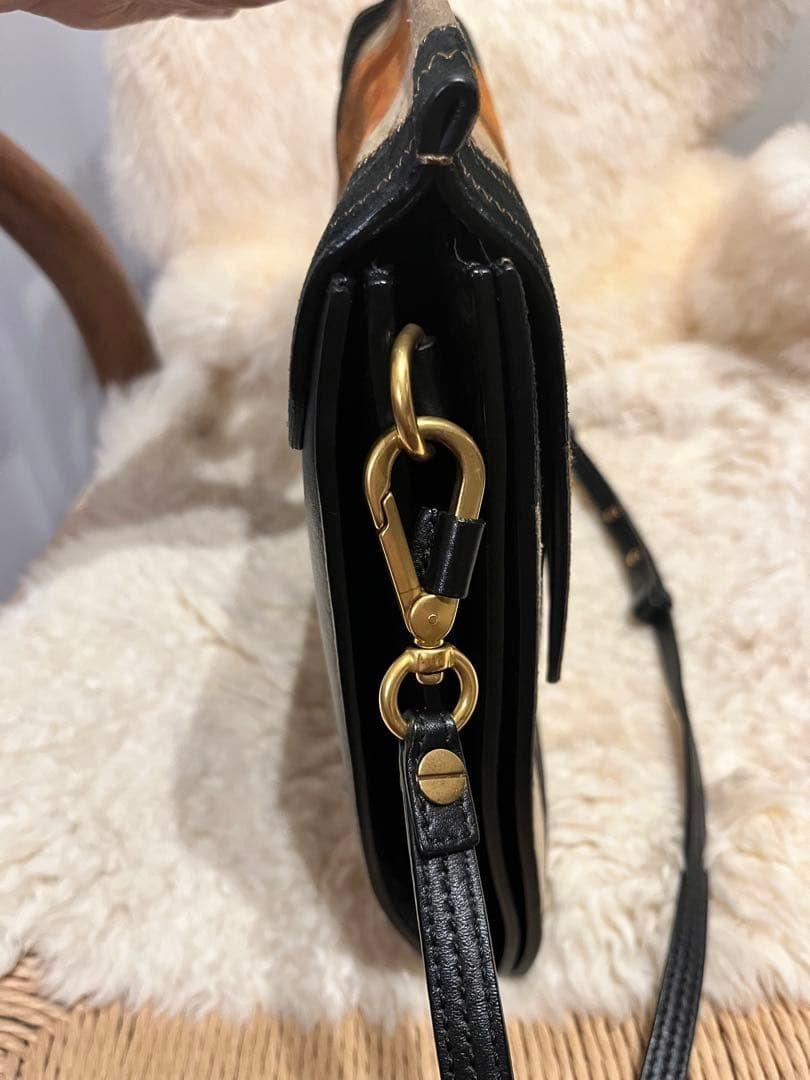 Chloe Shoulder Bag Purse FAYE Suede Multicolor Authentic