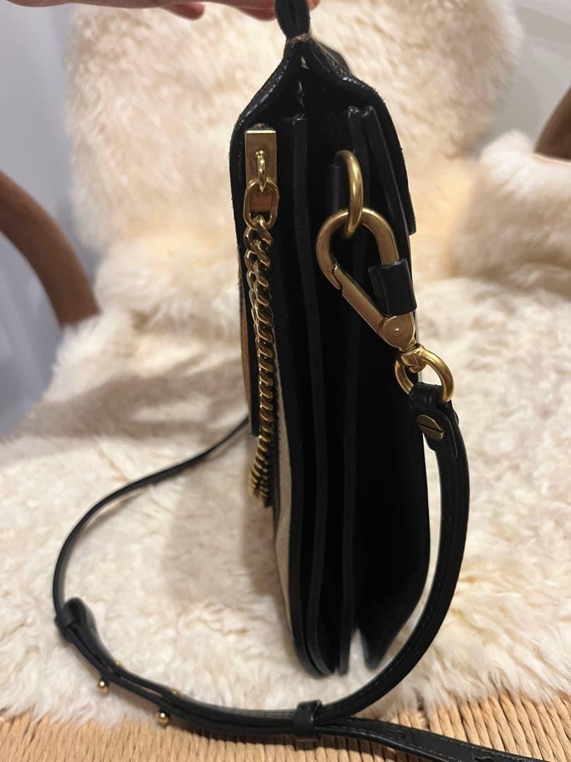 Chloe Shoulder Bag Purse FAYE Suede Multicolor Authentic