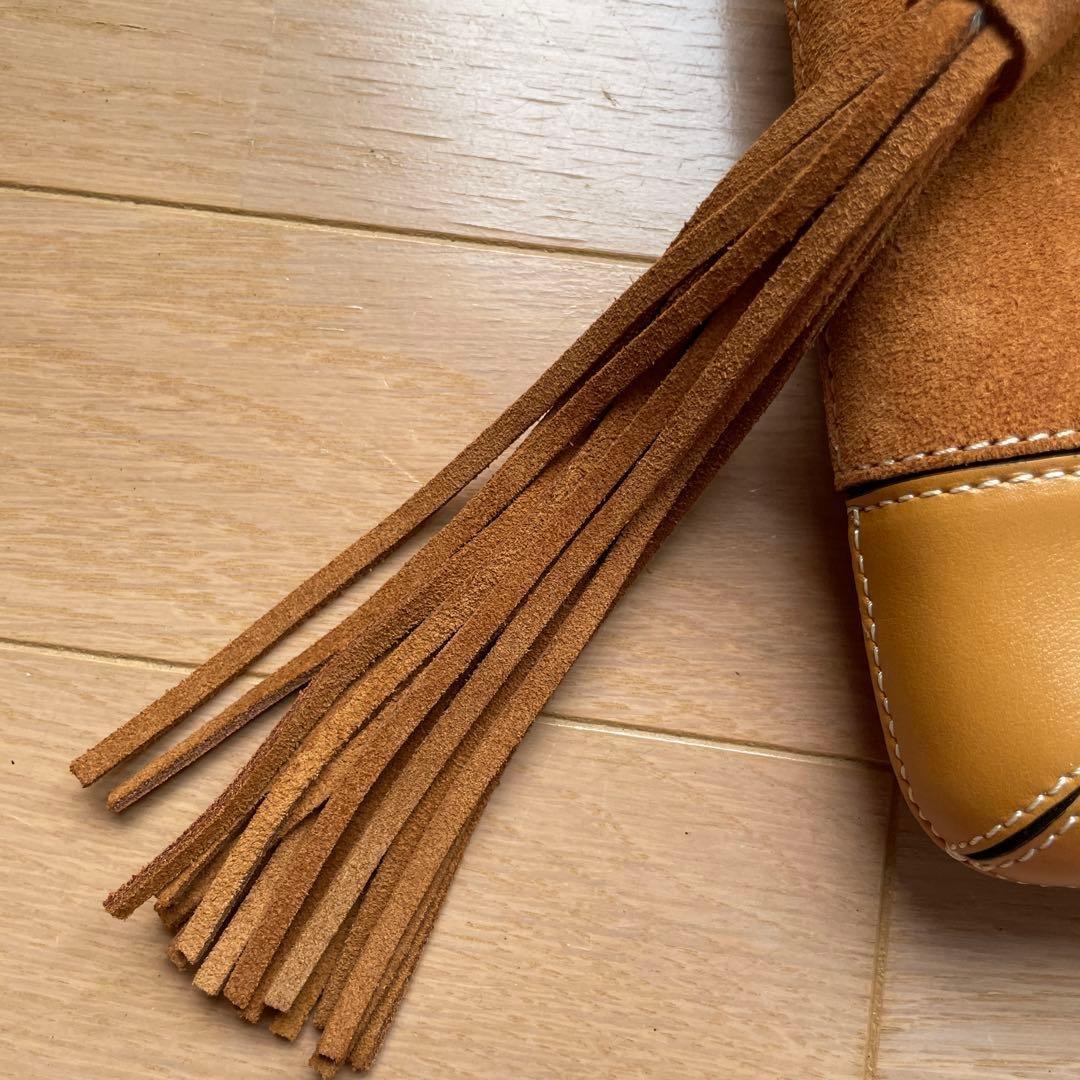 Chloe Smartphone Shoulder Bag Purse WALDEN Suede Leather Brown Authentic