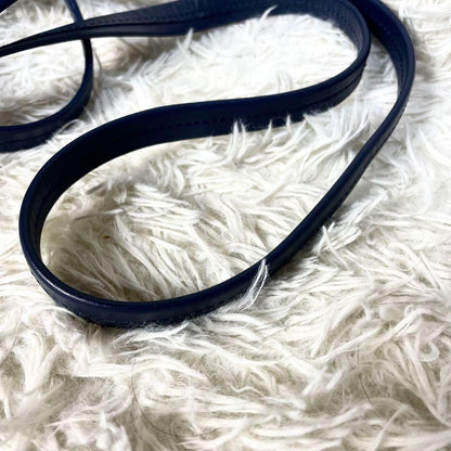 Chloe Hand Shoulder Bag Tote Purse 2way Canvas Navy Authentic